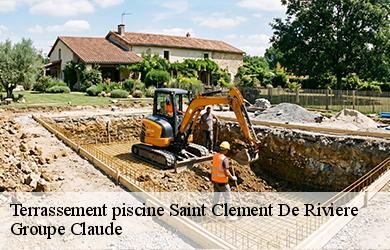 Terrassement piscine  34980