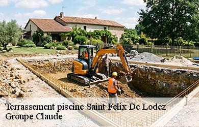 Terrassement piscine  34725